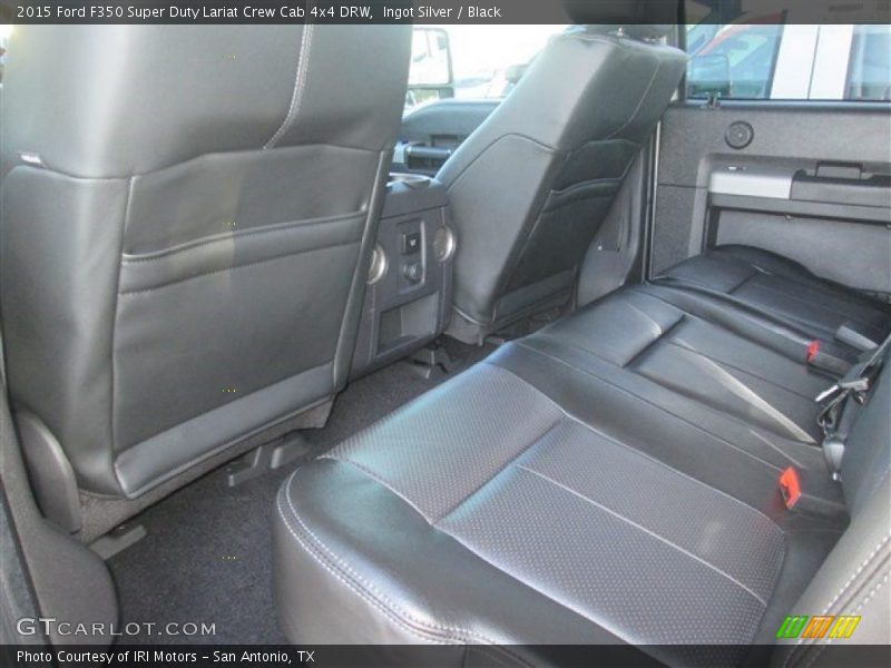 Ingot Silver / Black 2015 Ford F350 Super Duty Lariat Crew Cab 4x4 DRW
