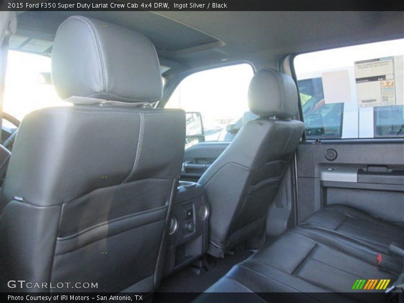 Ingot Silver / Black 2015 Ford F350 Super Duty Lariat Crew Cab 4x4 DRW