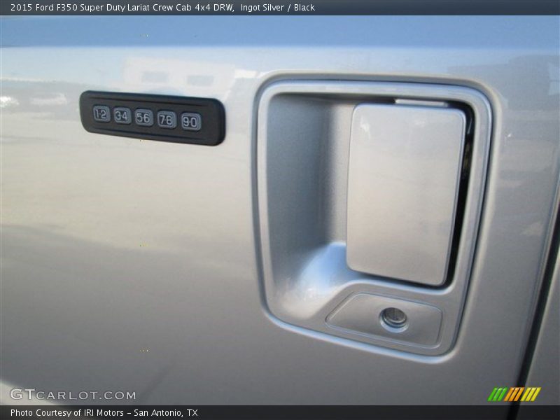 Ingot Silver / Black 2015 Ford F350 Super Duty Lariat Crew Cab 4x4 DRW