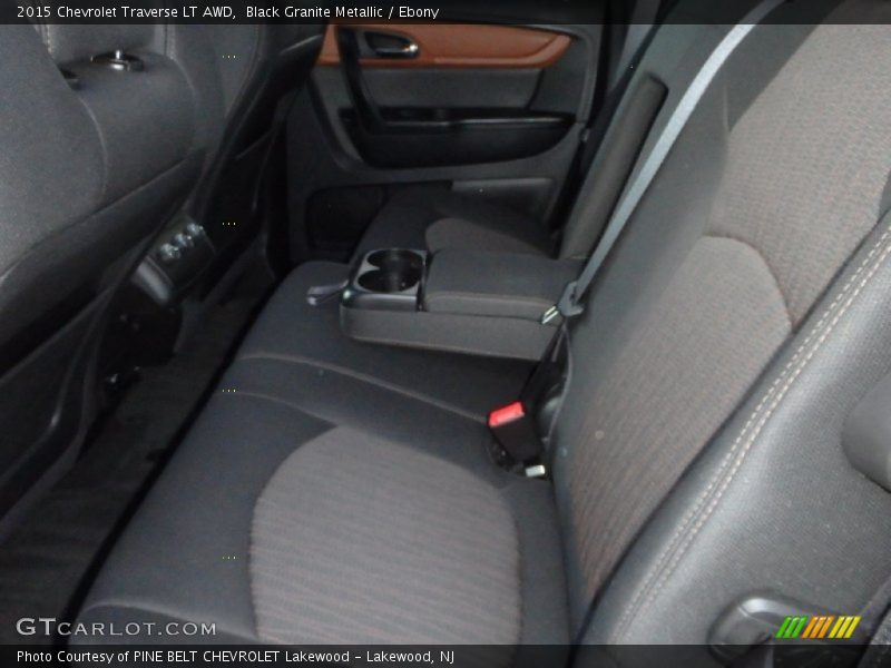 Black Granite Metallic / Ebony 2015 Chevrolet Traverse LT AWD