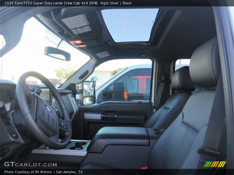 Ingot Silver / Black 2015 Ford F350 Super Duty Lariat Crew Cab 4x4 DRW