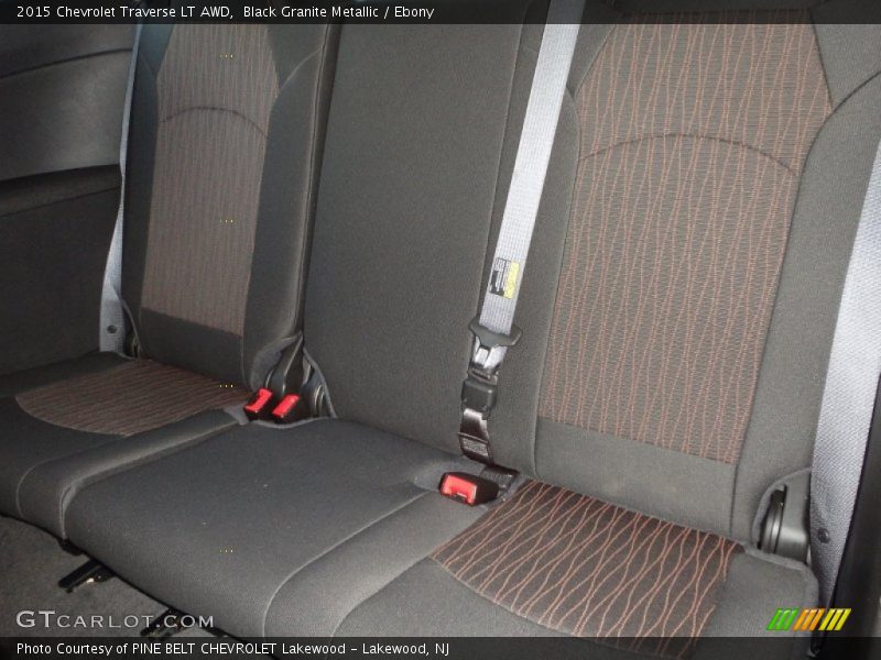 Black Granite Metallic / Ebony 2015 Chevrolet Traverse LT AWD