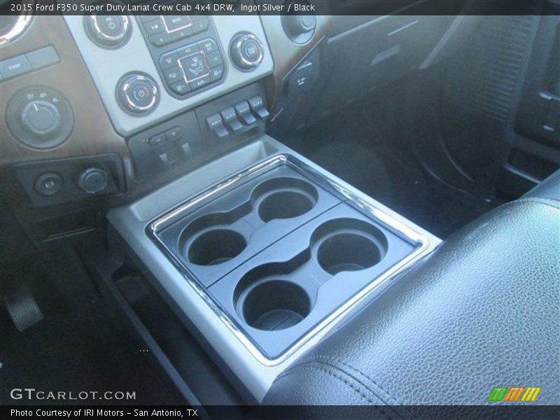 Ingot Silver / Black 2015 Ford F350 Super Duty Lariat Crew Cab 4x4 DRW
