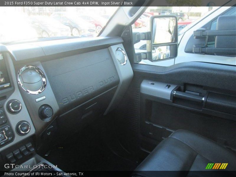 Ingot Silver / Black 2015 Ford F350 Super Duty Lariat Crew Cab 4x4 DRW