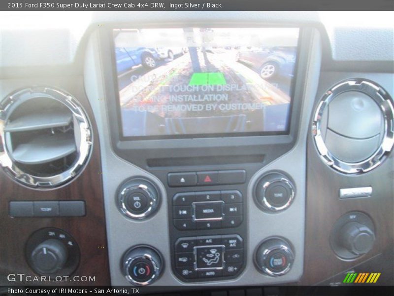 Ingot Silver / Black 2015 Ford F350 Super Duty Lariat Crew Cab 4x4 DRW