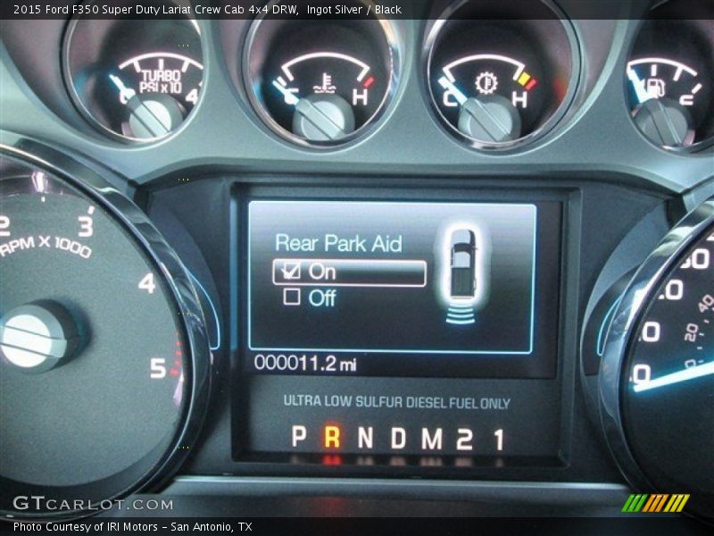 Ingot Silver / Black 2015 Ford F350 Super Duty Lariat Crew Cab 4x4 DRW