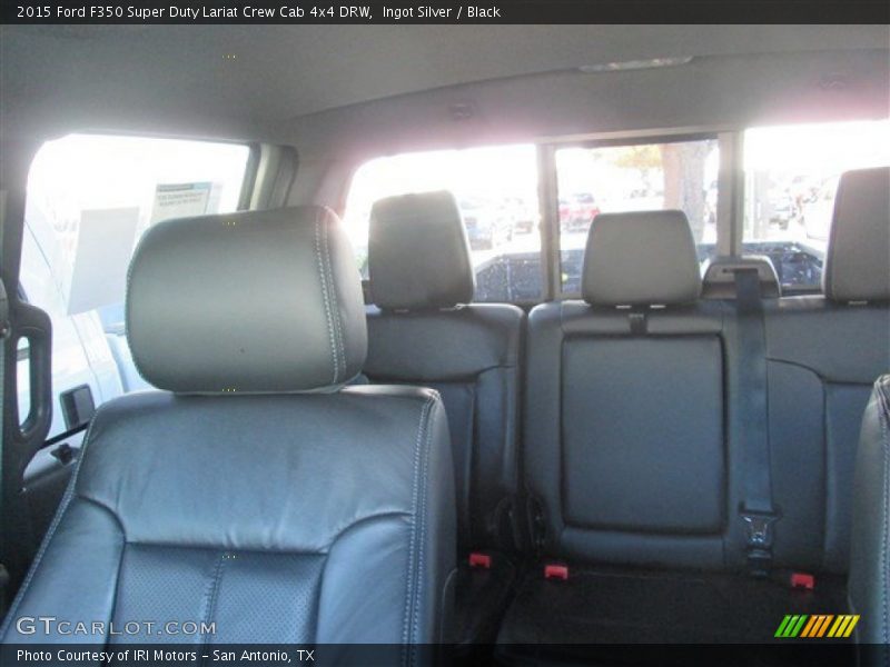 Ingot Silver / Black 2015 Ford F350 Super Duty Lariat Crew Cab 4x4 DRW