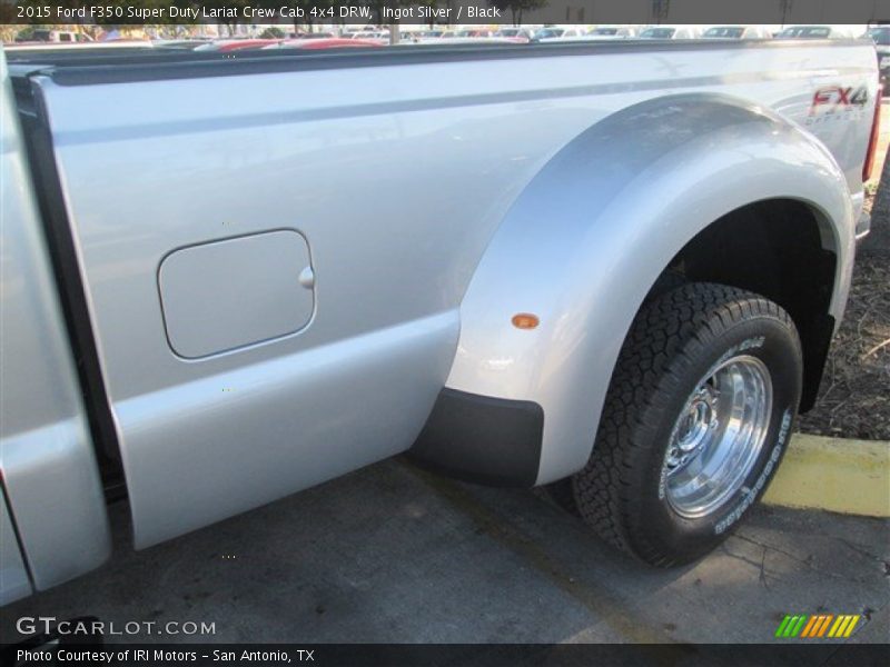 Ingot Silver / Black 2015 Ford F350 Super Duty Lariat Crew Cab 4x4 DRW