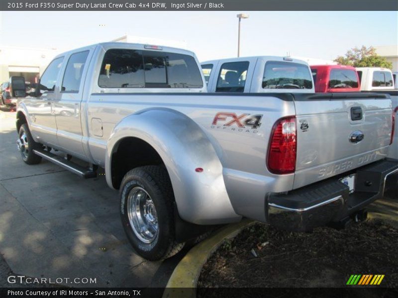 Ingot Silver / Black 2015 Ford F350 Super Duty Lariat Crew Cab 4x4 DRW