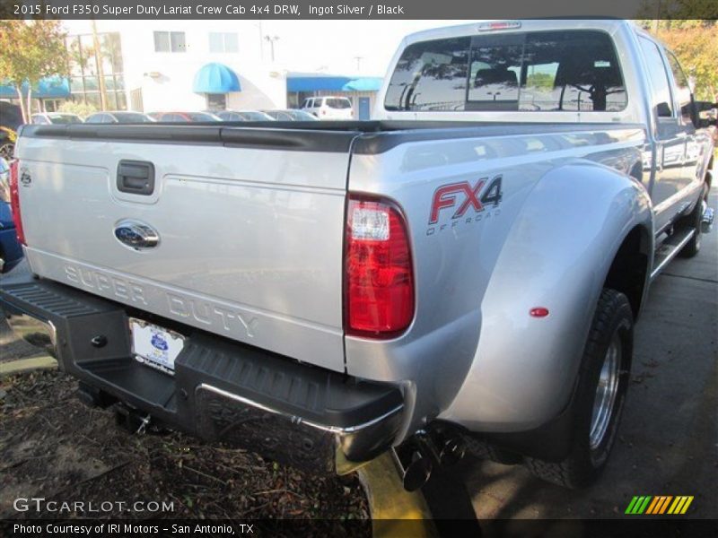 Ingot Silver / Black 2015 Ford F350 Super Duty Lariat Crew Cab 4x4 DRW
