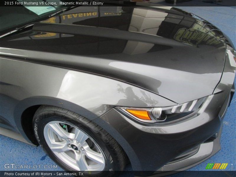 Magnetic Metallic / Ebony 2015 Ford Mustang V6 Coupe