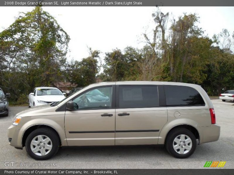 Light Sandstone Metallic / Dark Slate/Light Shale 2008 Dodge Grand Caravan SE