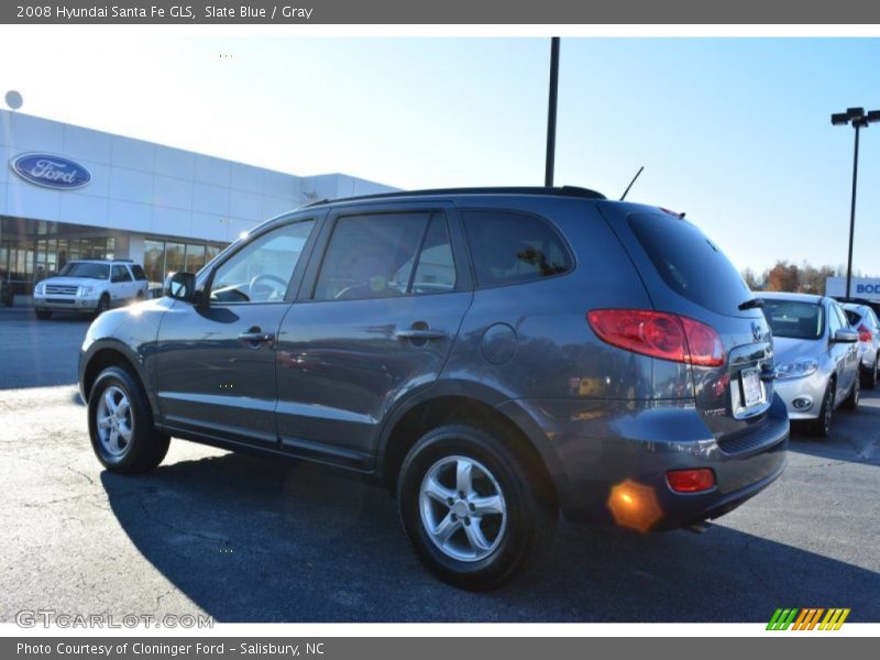 Slate Blue / Gray 2008 Hyundai Santa Fe GLS