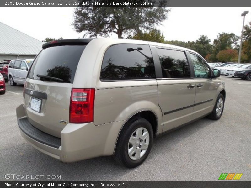 Light Sandstone Metallic / Dark Slate/Light Shale 2008 Dodge Grand Caravan SE