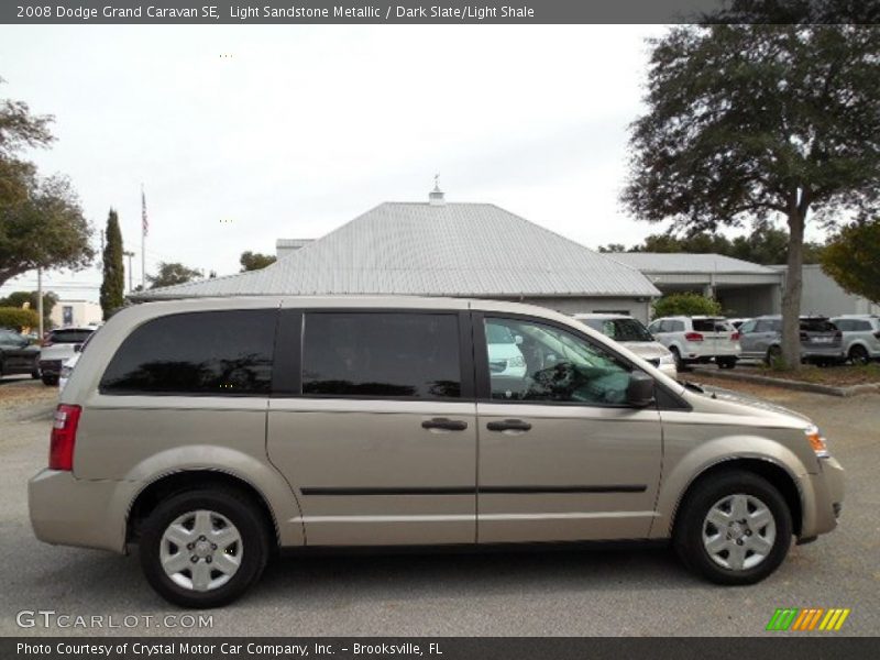 Light Sandstone Metallic / Dark Slate/Light Shale 2008 Dodge Grand Caravan SE