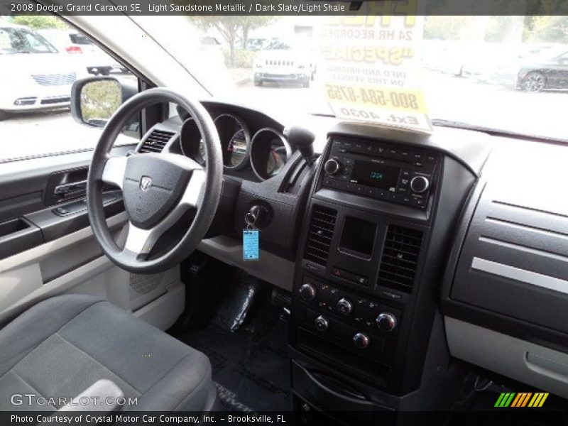 Light Sandstone Metallic / Dark Slate/Light Shale 2008 Dodge Grand Caravan SE