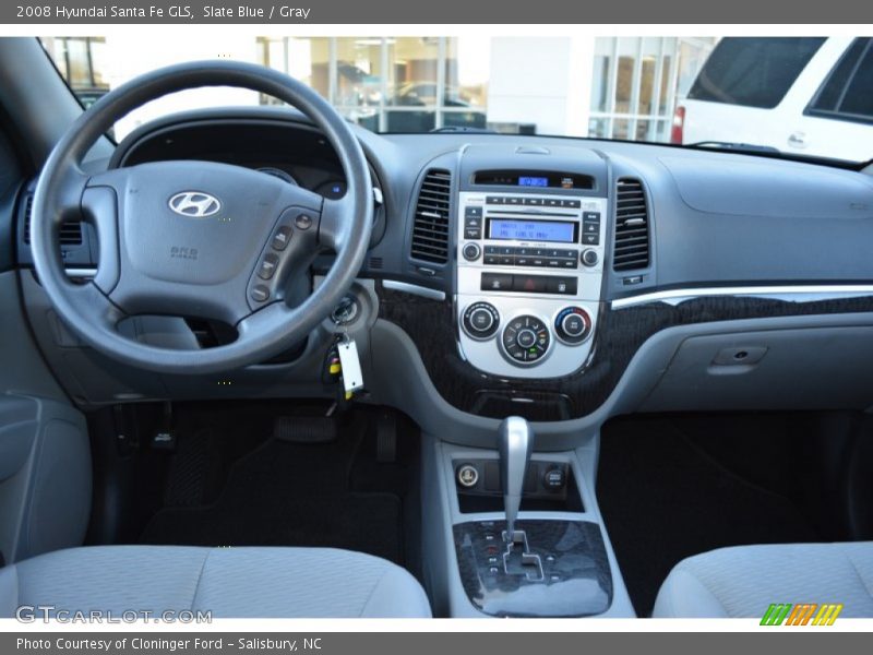 Slate Blue / Gray 2008 Hyundai Santa Fe GLS