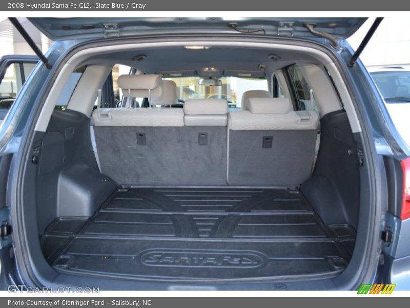 Slate Blue / Gray 2008 Hyundai Santa Fe GLS