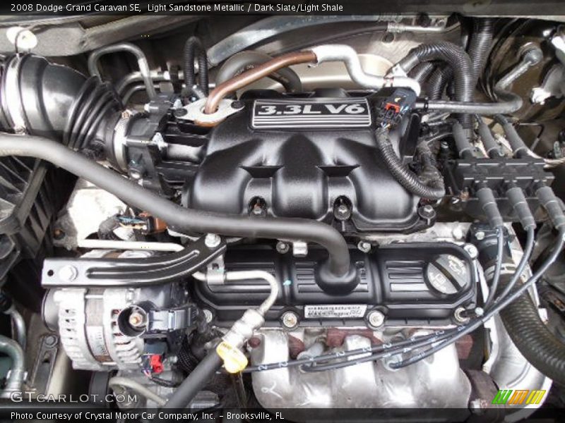 Light Sandstone Metallic / Dark Slate/Light Shale 2008 Dodge Grand Caravan SE