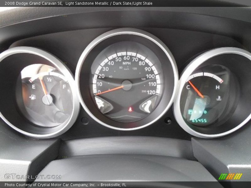 Light Sandstone Metallic / Dark Slate/Light Shale 2008 Dodge Grand Caravan SE