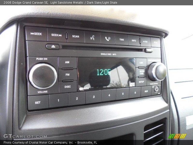 Light Sandstone Metallic / Dark Slate/Light Shale 2008 Dodge Grand Caravan SE
