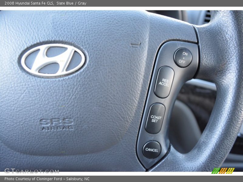 Slate Blue / Gray 2008 Hyundai Santa Fe GLS