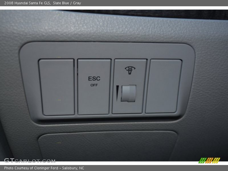 Slate Blue / Gray 2008 Hyundai Santa Fe GLS