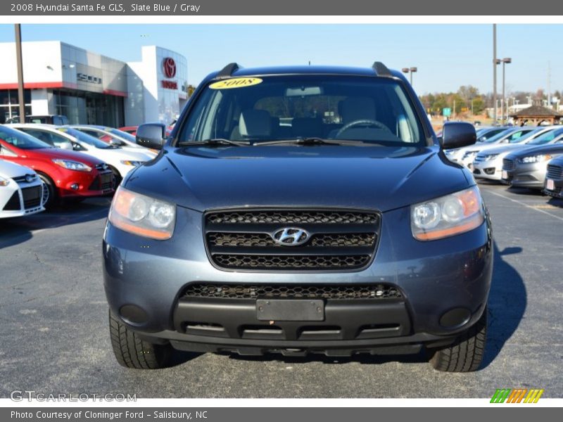 Slate Blue / Gray 2008 Hyundai Santa Fe GLS