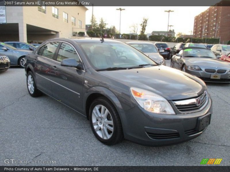 Front 3/4 View of 2007 Aura XE