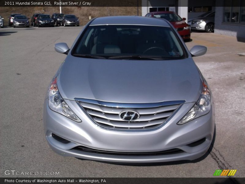 Radiant Silver / Gray 2011 Hyundai Sonata GLS