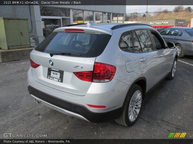 Glacier Silver Metallic / Black 2015 BMW X1 xDrive28i