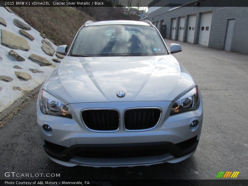 Glacier Silver Metallic / Black 2015 BMW X1 xDrive28i