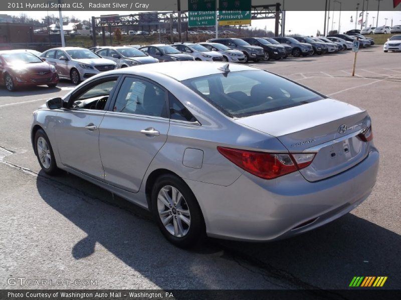 Radiant Silver / Gray 2011 Hyundai Sonata GLS