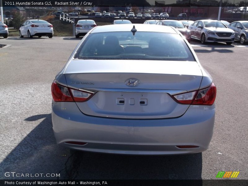 Radiant Silver / Gray 2011 Hyundai Sonata GLS