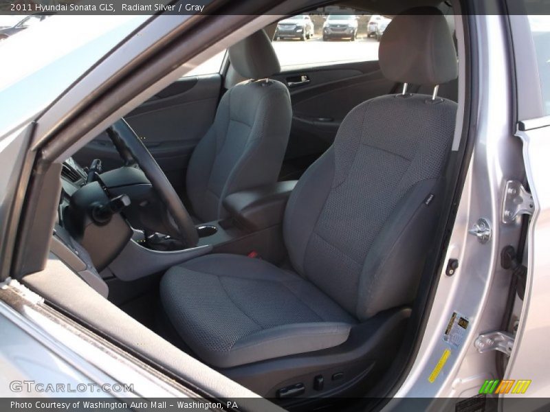 Radiant Silver / Gray 2011 Hyundai Sonata GLS
