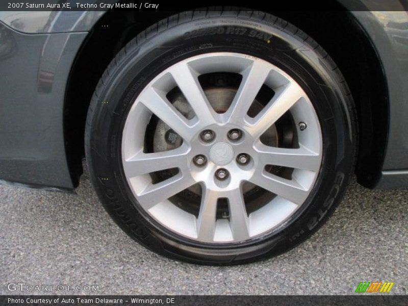 Techno Gray Metallic / Gray 2007 Saturn Aura XE
