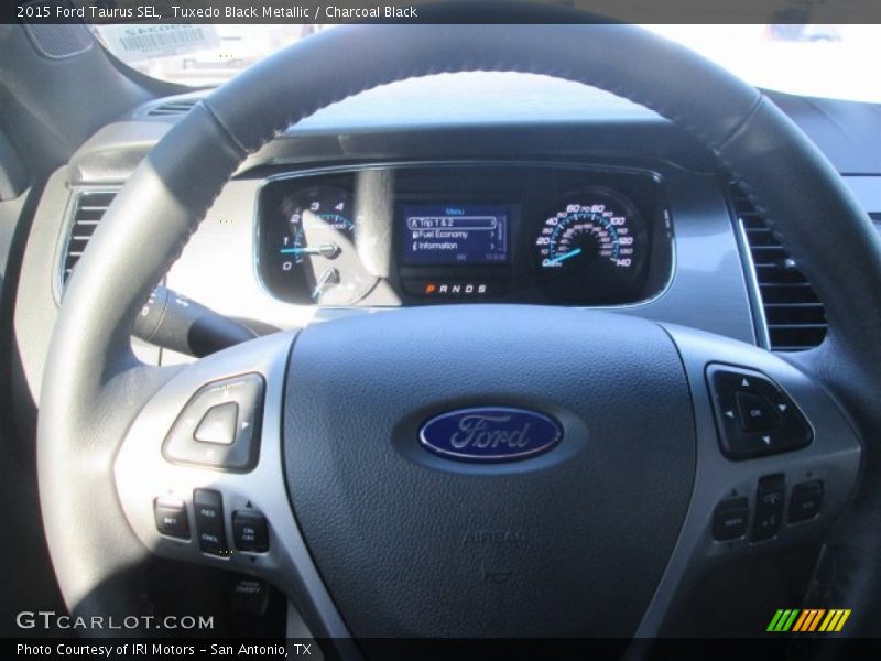 Tuxedo Black Metallic / Charcoal Black 2015 Ford Taurus SEL