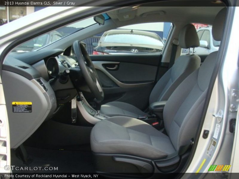 Silver / Gray 2013 Hyundai Elantra GLS