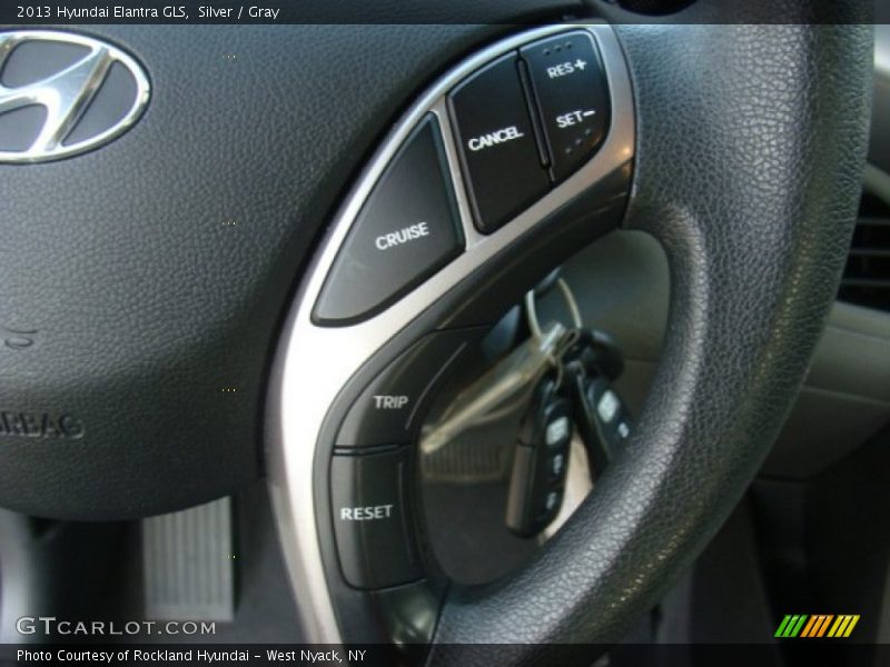 Silver / Gray 2013 Hyundai Elantra GLS