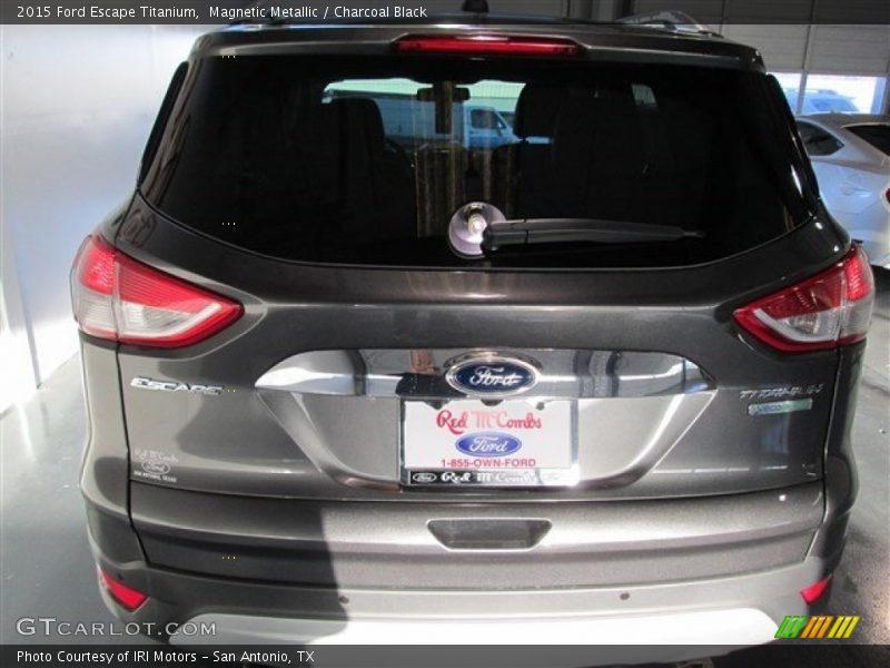 Magnetic Metallic / Charcoal Black 2015 Ford Escape Titanium