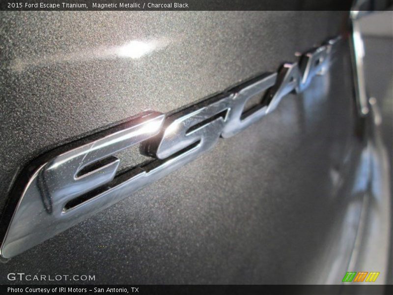 Magnetic Metallic / Charcoal Black 2015 Ford Escape Titanium