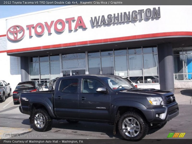 Magnetic Gray Mica / Graphite 2012 Toyota Tacoma V6 TRD Sport Double Cab 4x4