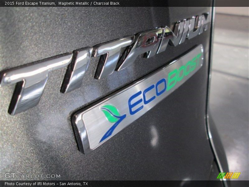 Magnetic Metallic / Charcoal Black 2015 Ford Escape Titanium