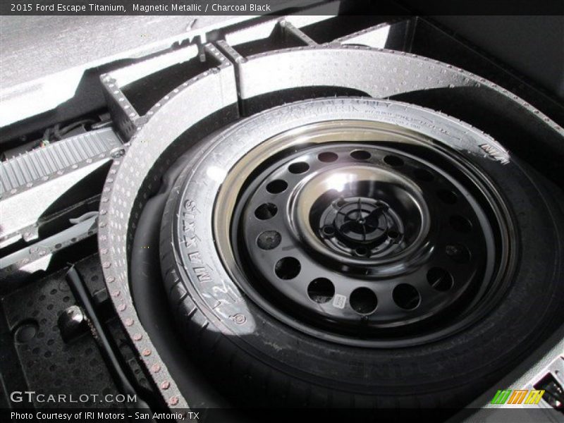 Magnetic Metallic / Charcoal Black 2015 Ford Escape Titanium