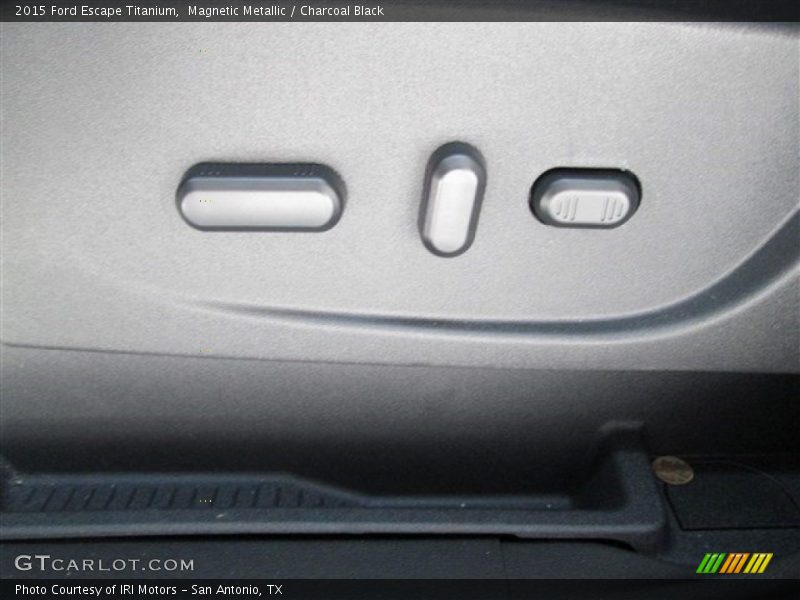 Magnetic Metallic / Charcoal Black 2015 Ford Escape Titanium