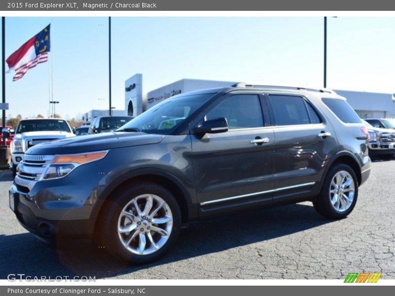 Magnetic / Charcoal Black 2015 Ford Explorer XLT