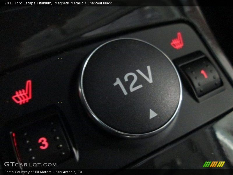 Magnetic Metallic / Charcoal Black 2015 Ford Escape Titanium