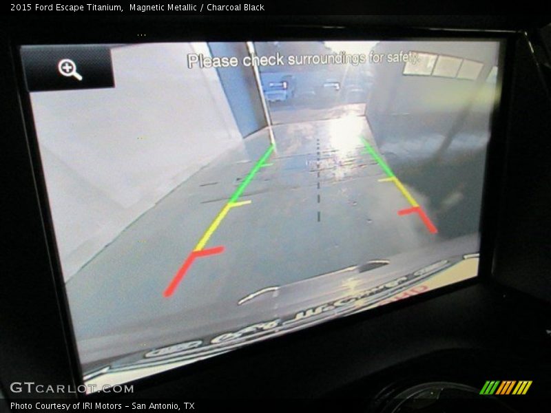 Magnetic Metallic / Charcoal Black 2015 Ford Escape Titanium