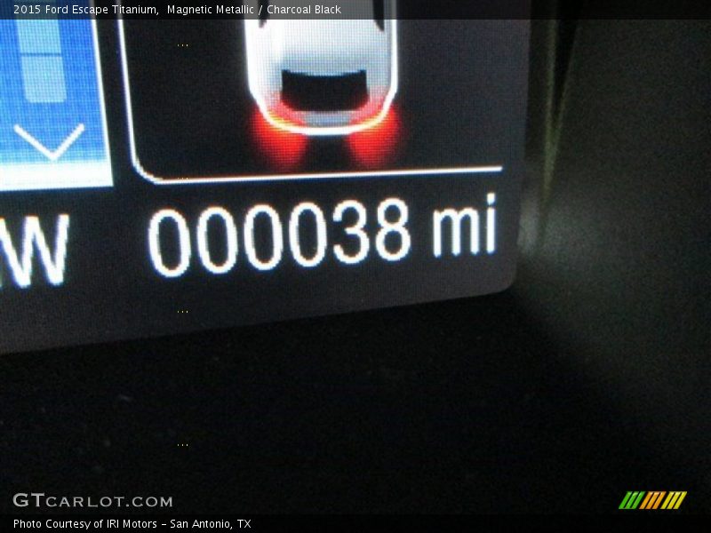 Magnetic Metallic / Charcoal Black 2015 Ford Escape Titanium
