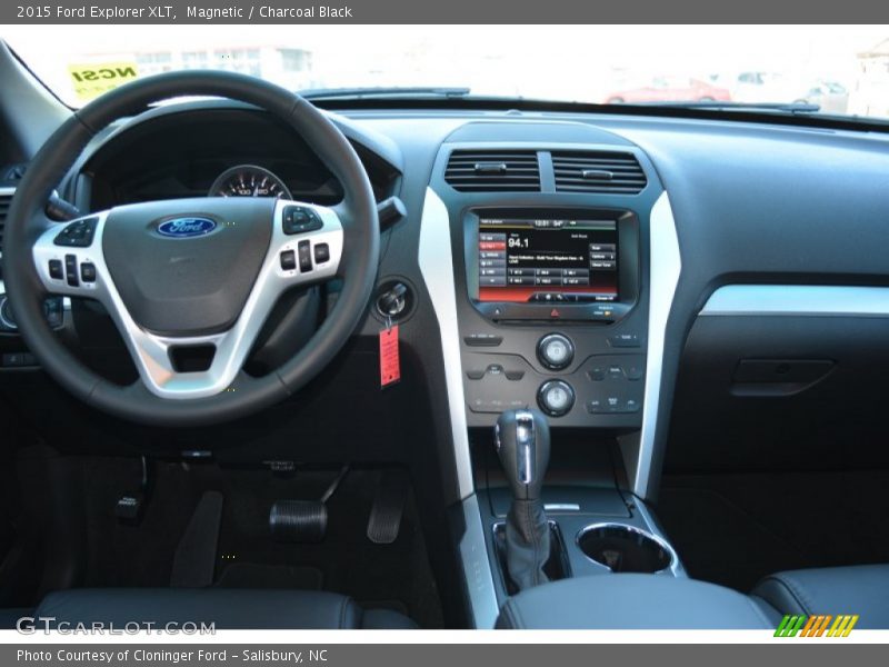 Magnetic / Charcoal Black 2015 Ford Explorer XLT